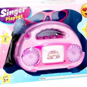Singer Playset Toy boombox, Singer Playset For Kids, Rockstar Kids